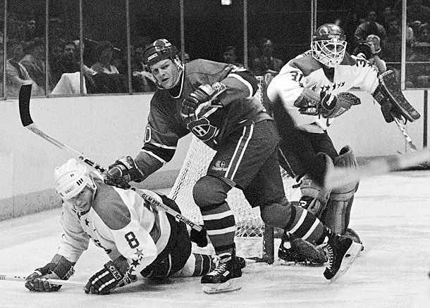 Chris Nilan of the Montreal Canadiens